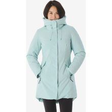 Quechua NH500 Yeşil -10 Derece Su Geçirmez Kadın Outdoor Kışlık Mont