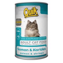 Quik Somon Ve Karidesli 24x415 gr Konserve Kedi Mamasi