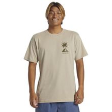 Quiksilver AQYZT09562-THZ0 Tropical Breeze Kahverengi Günlük Stil Erkek T-Shirt