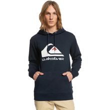 Quiksilver EQYFT03856 Lacivert Big Logo Hoodie Erkek Sweatshirt