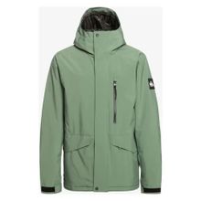 Quiksilver EQYTJ03266-GNB0 Yeşil Mission Solid Erkek Snowboard Kayak Montu