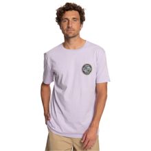 Quiksilver EQYZT07232 COREBUBBLE M TEES Bisiklet Yaka Lila Erkek T-shirt