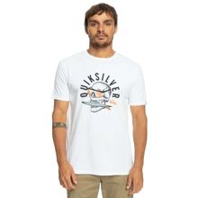 Quiksilver EQYZT07278-WBB0 Qsrockinskull Tees Beyaz Erkek T-shirt