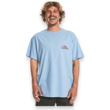 Quiksilver EQYZT07654 Take Us Back Logo Ss Açık Mavi Erkek T-shirt