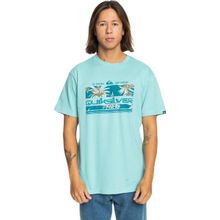 Quiksilver EQYZT07679 Mavi Tropical Rainbow SS Erkek T-shirt