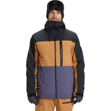 Quiksilver Sycamore Block 20K Jk Erkek Kahverengi Snowboard Ceketi - Taba