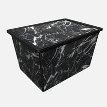 Qutu Trend Black Marble 50 lt Box