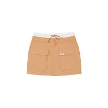 Quzu 24Y96107 Camel Büyük Cep Detaylı Boxer Kadın Etek