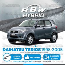 R.B.W Daihatsu Terios Ön 1998-2005 Hibrit Silecek Takımı