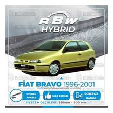 R.B.W Fiat Bravo Ön 1996-2001 Hibrit Silecek Takımı