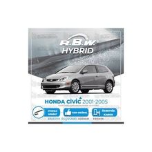 R.B.W Honda Civic HB Ön 2001-2005 Hibrit Silecek Takımı