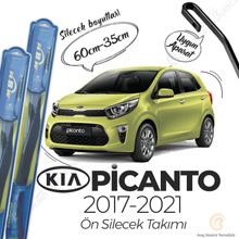 R.B.W Kia Picanto Ön 2017-2021 Hibrit Silecek Takımı
