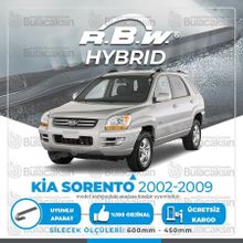 R.B.W Kia Sorento Ön 2002-2009 Hibrit Silecek Takımı