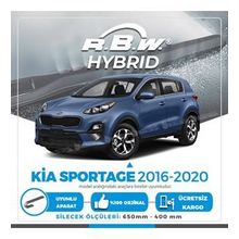 R.B.W Kia Sportage Ön 2016-2020 Hibrit Silecek Takımı