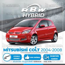 R.B.W Mitsubishi Colt Ön 2004-2008 Hibrit Silecek Takımı