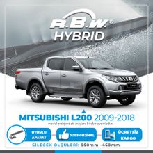 R.B.W Mitsubishi L200 Ön 2009-2018 Hibrit Silecek Takımı