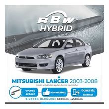 R.B.W Mitsubishi Lancer Ön 2003-2008 Hibrit Silecek Takımı