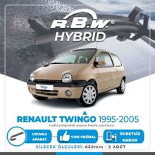 R.B.W Renault Twingo Hibrit 1995-2005 Ön Silecek Takımı