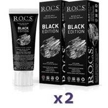 R.O.C.S. Black Edition Kömürle Beyazlatıcı Diş Macunu