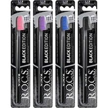 R.O.C.S. Black Edition Orta Sert Siyah Özel Kıl Dokulu Diş Fırçası