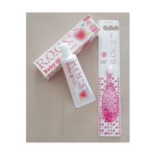 R.O.C.S. Elma Püresi 35 ml Diş Macunu Ve Pembe Diş Fırçası 0-3 Yaş Baby Set CV87