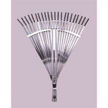 Raco 53731 45 cm Ahşap Saplı Metal Çim ve Yaprak Toplama Tırmığı