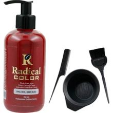 Radical Color Biber Kızılı 250 ml Su Bazlı Saç Boyası ve Saç Boyama Seti