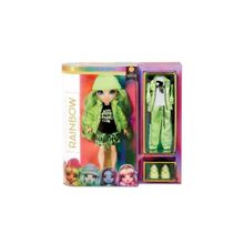 Rainbow High 569664E7C Yüksek Serisi Aksesuar ve Moda Doll Standı ile Yeşil Temalı Bebek