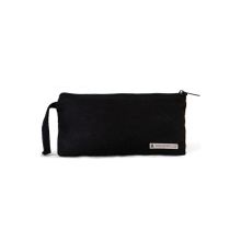 Rakerplus 21x10 cm Siyah Fermuarlı Gabardin Kumaş Kalemlik