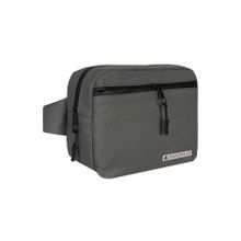 Rakerplus 21x15x5 cm Gri Minimal Unisex Bel ve Göğüs Çantası