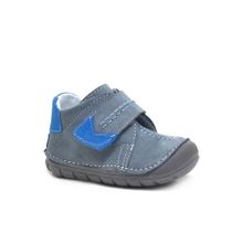 Rakerplus Popeye Hakiki Deri Gri Mavi İlk Adım Unisex Bebek Ayakkabısı