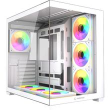 Rampage Ares ARGB Temperli Cam 750 W ATX Gaming Bilgisayar Kasası