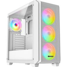 Rampage Elysian Mesh ARGB Fanlı Beyaz 850 W ATX Gaming Bilgisayar Kasası