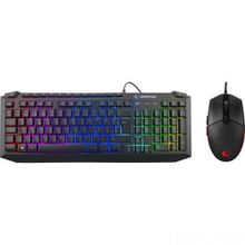 Rampage KB-R310 Broker Kablolu Gökkuşağı Aydınlatmalı Oyuncu Klavye Mouse Set