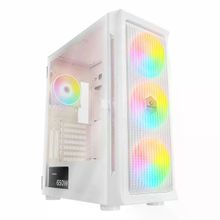 Rampage Prolix ARGB Fanlı 650 W Beyaz ATX Gaming Bilgisayar Kasası
