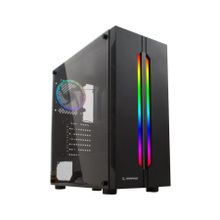 Rampage Spectra Tempered Glass Rainbow Fan ve Ledli 1-Usb 3.0 2- Usb 2.0 Gaming Kasa