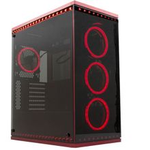 Rampage Temper Pro V5 4 Adet RGB Fan 6 Adet Rgb Şerit Tempered Glass Oyuncu Kasası