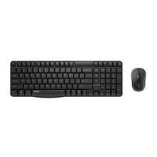 Rapoo 18431 1800s 1000 DPI Nano Alıcılı Kablosuz Türkçe Klavye Optik Mouse Set siyah