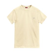 Raru Agnitio Ekru %100 Pamuk Erkek T-shirt