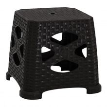 Rattan Elit Kahverengi Küçük Tabure