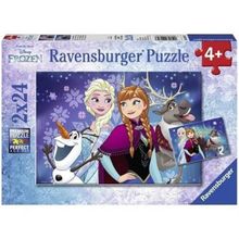 Ravensburger 090747 Frozen Kuzey Işıkları 2x24 Parça Puzzle