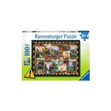Ravensburger Dinosaurs 108680 100 Parça Puzzle