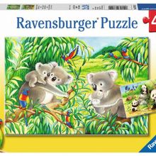Ravensburger Sevimli Koalalar ve Pandalar 2x24 Parça Puzzle