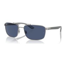 Ray-Ban 0RB3737 004/80 60 Gri Unisex Güneş Gözlüğü