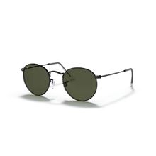 Ray-Ban Round Metal RB 3447 919931 50 Black-Green Unisex Güneş Gözlüğü
