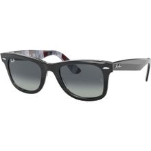 Ray-Ban Wayfarer RB 2140 13183A 54 Siyah-Açık Gri Güneş Gözlüğü