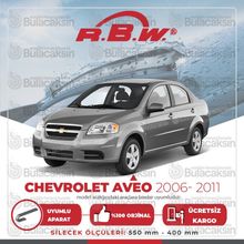 RBW Chevrolet Aveo Sedan 2006-2011 Ön Muz Silecek Takımı