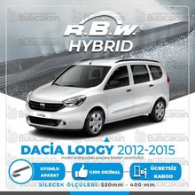 RBW Dacia Lodgy 2012-2015 Ön Hybrid Silecek Takımı