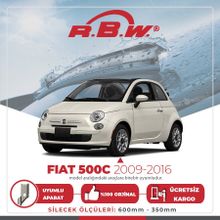 RBW Fiat 500C 2009-2016 Muz Silecek Takımı