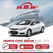 RBW Honda Civic Sedan 2006-2015 Ön Muz Silecek Takımı